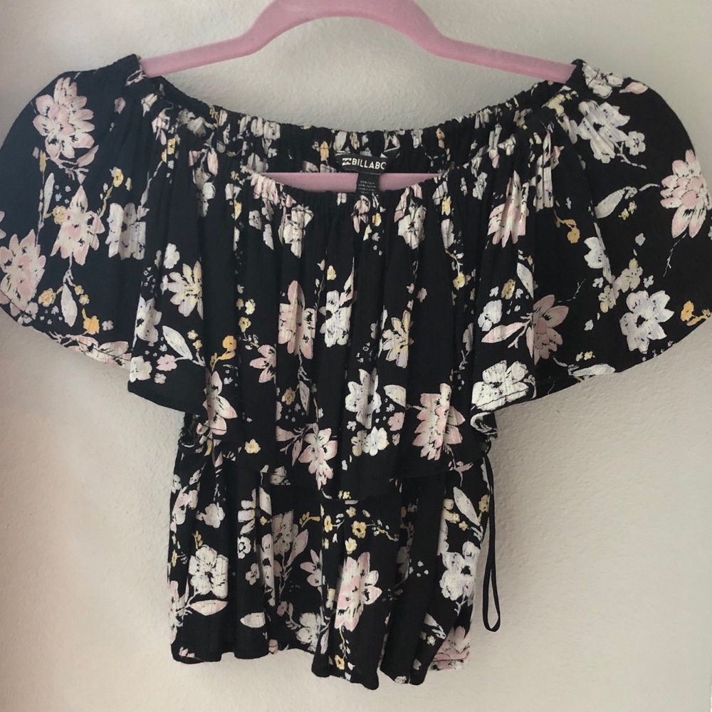 Floral Billabong Crop Top